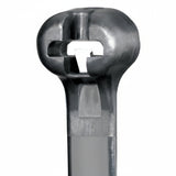 Panduit 8" 18lb UV Black Weather Resistant Dome-Top Barb Ty Cable Ties 1000/bag Part #BT2M-M0