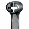 Panduit 12" 50lb UV Black Weather Resistant Dome-Top Barb Ty Cable Ties 1000/bag Part #BT3S-M0