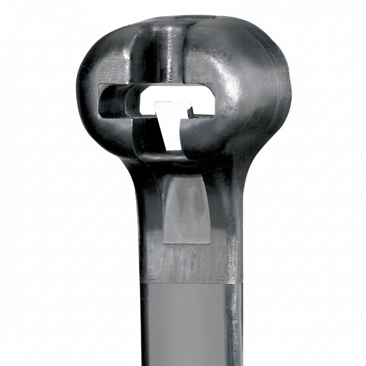 Panduit 12" 50lb UV Black Weather Resistant Dome-Top Barb Ty Cable Ties 1000/bag Part #BT3S-M0