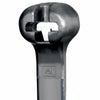 Panduit 11" 40lb UV Black Weather Resistant Dome-Top Barb Ty Cable Ties 100/bag Part #BT3I-C0