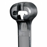 Panduit 11" 40lb UV Black Weather Resistant Dome-Top Barb Ty Cable Ties 1000/bag Part #BT3I-M0
