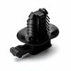 HellermannTyton 151-01286 Connector Clip w/Oval Fir Tree, 0.51 - 6.75 mm Panel Thickness, Hole Dia. 6.2–13.0mm, PA66HIRHS, Black, 4000/ctn