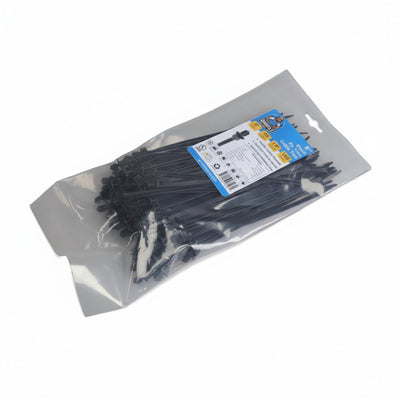 8" 50lb BlackUV Fir Tree Cable Tie 100/bag