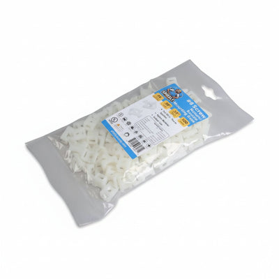 Saddle Mount #8 Screw Natural 100/bag