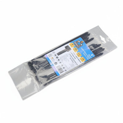 8" 120lb BlackUV Cable Tie 15/bag