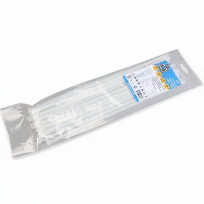 14" 50lb Natural Releasable Cable Tie 25/bag