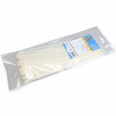 11" 50lb Natural Cable Tie 100/bag