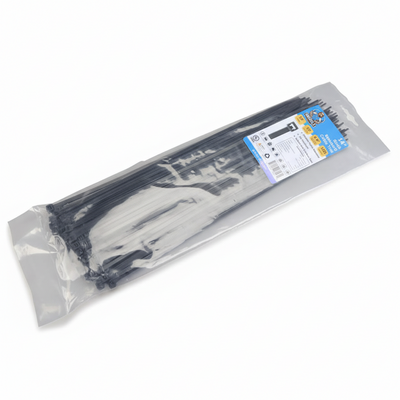 14" 50lb BlackUV Cable Tie 100/bag