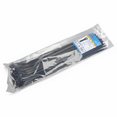 17" 50lb BlackUV Cable Tie 100/bag