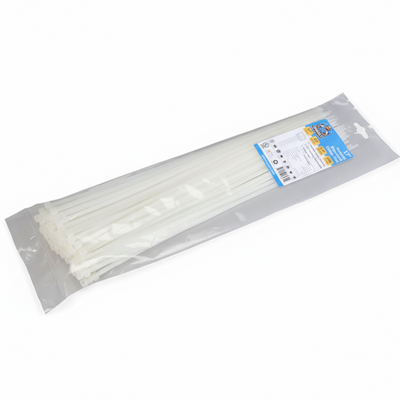 17" 50lb Natural Cable Tie 100/bag