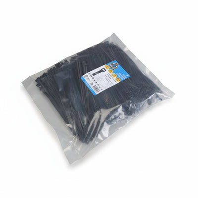 8" 50lb BlackUV Cable Tie 1000/bag