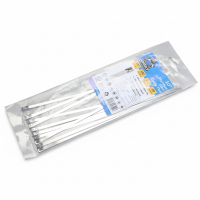 10" 150lb Stainless Steel Cable Tie 10/bag