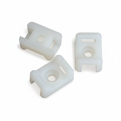 Saddle Mount #8 Screw Natural 100/bag