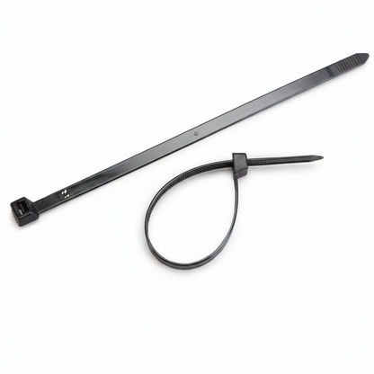 18" 120lb BlackUV Cable Tie 50/bag