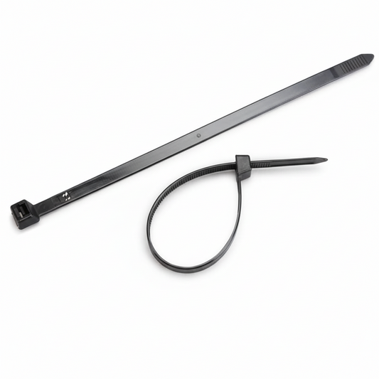 18" 120lb BlackUV Cable Tie 50/bag