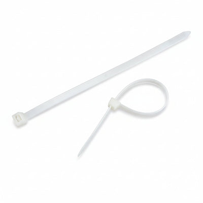 8" 120lb Natural Cable Tie 100/bag