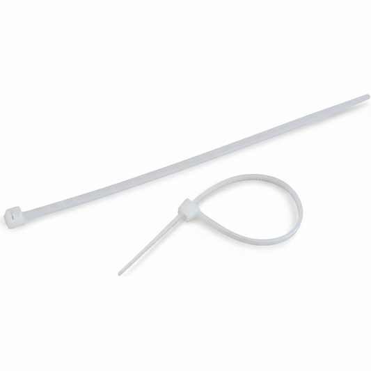4" 18lb Natural Cable Tie 100/bag