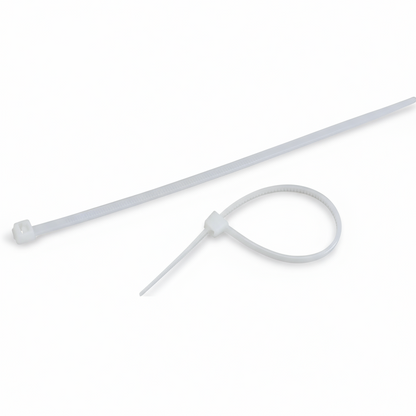 4" 18lb Natural Cable Tie 1000/bag