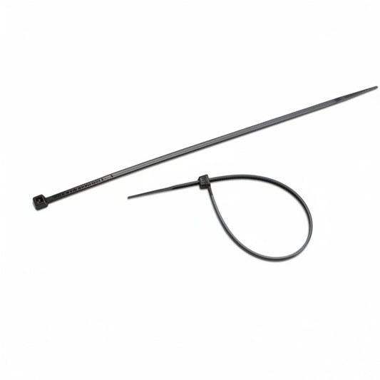 6" 40lb BlackUV Cable Tie 100/bag