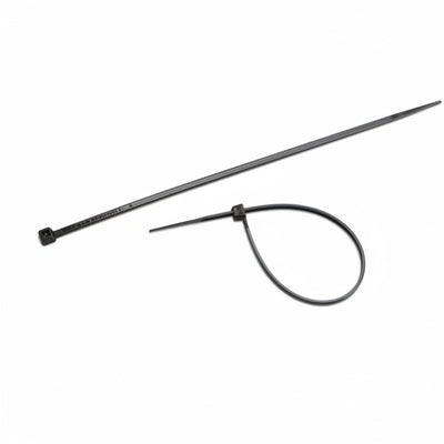 6" 40lb BlackUV Cable Tie 100/bag