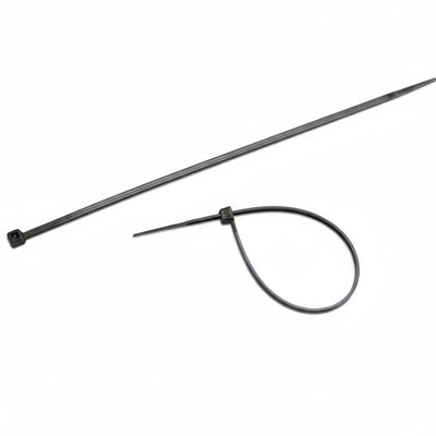 6" 18lb BlackUV Cable Tie 100/bag