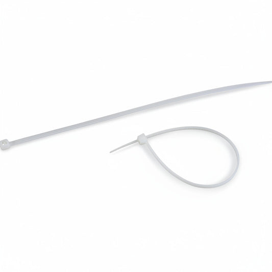 6" 40lb Natural Cable Tie 100/bag