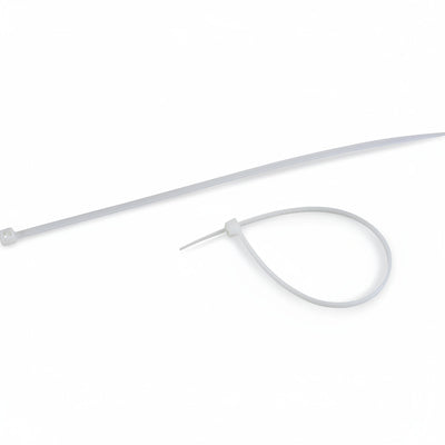 6" 40lb Natural Cable Tie 100/bag