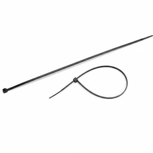 8" 18lb BlackUV Cable Tie 100/bag