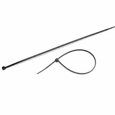 8" 18lb BlackUV Cable Tie 100/bag