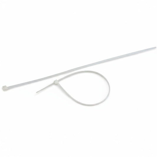 8" 18lb Natural Cable Tie 100/bag