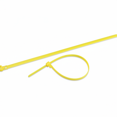 12" 50lb Yellow Releasable Cable Tie 25/bag