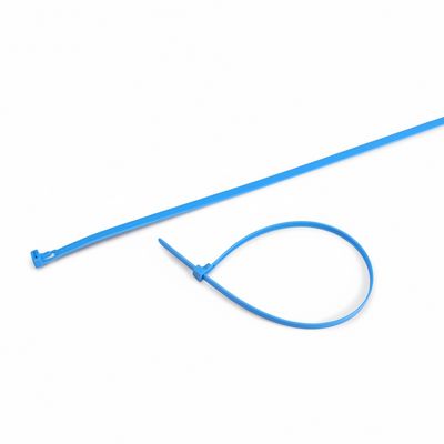 14" 50lb Blue Releasable Cable Tie 25/bag