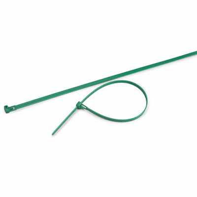 14" 50lb Green Releasable Cable Tie 25/bag