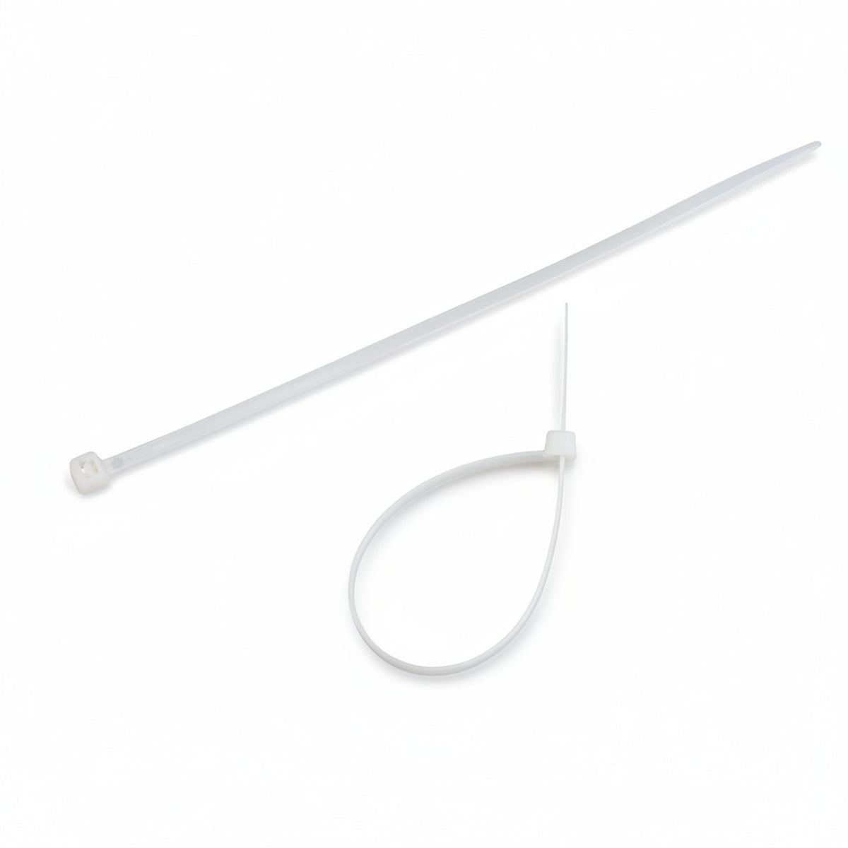 8" 50lb Natural Cable Tie 100/bag