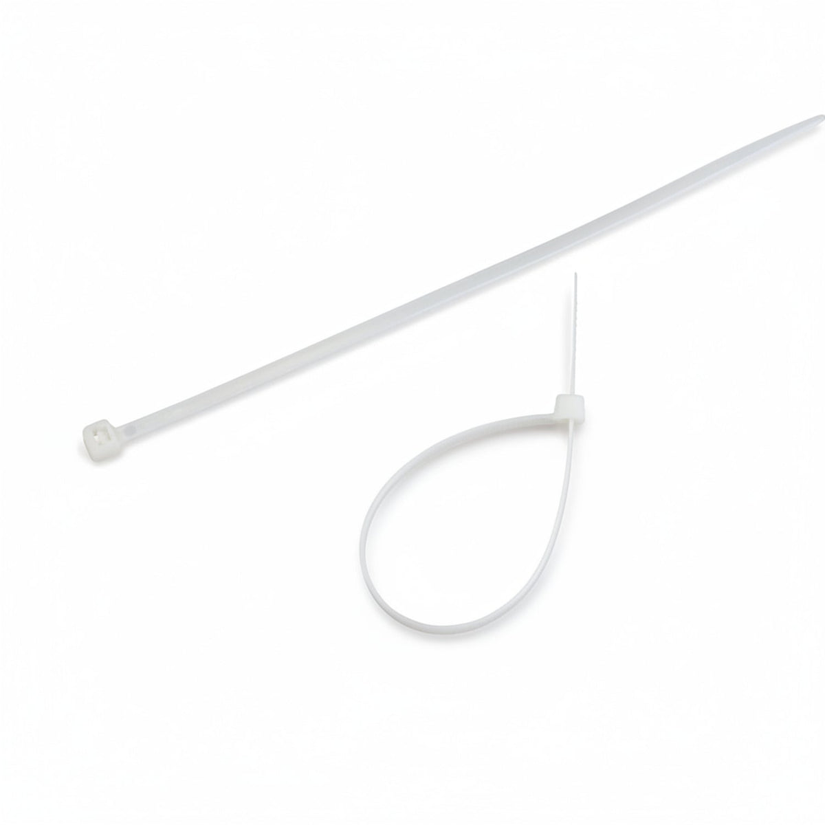 8" 40lb Natural Cable Tie 100/bag