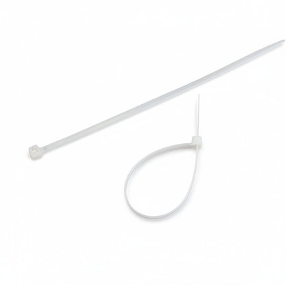 8" 40lb Natural Cable Tie 100/bag