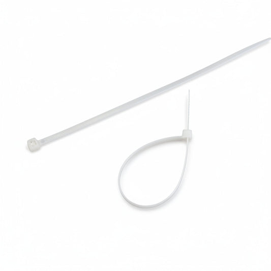 8" 40lb Natural Cable Tie 100/bag