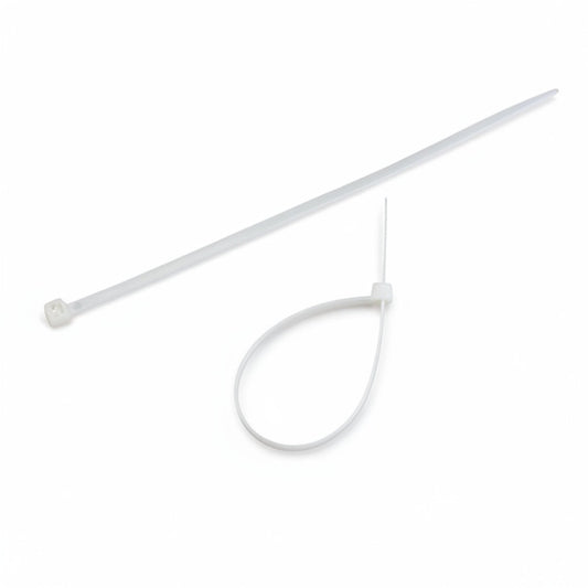 8" 50lb Natural Cable Tie 30/bag