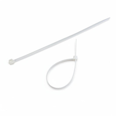 8" 50lb Natural Cable Tie 30/bag