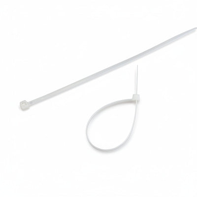 8" 40lb Natural Cable Tie 100/bag