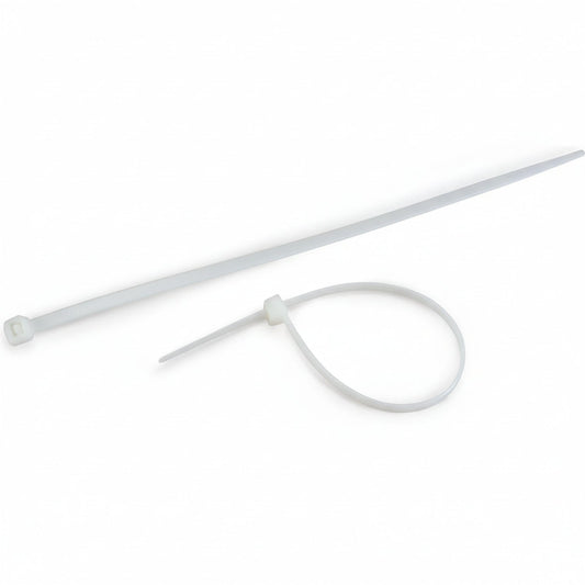 8" 50lb Natural Cable Tie 1000/bag