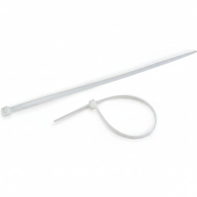 8" 50lb Natural Cable Tie 1000/bag