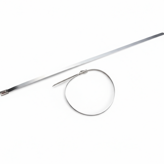 10" 150lb Stainless Steel Cable Tie 10/bag