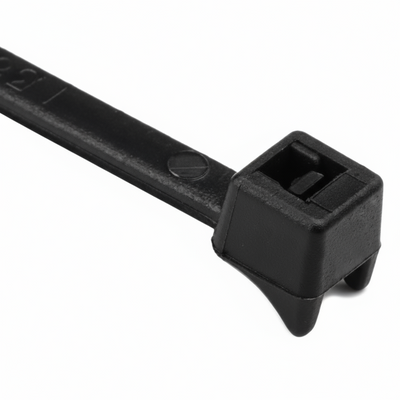 4" 18lb UV Black Clamp Head Cable Ties 100/bag Part # CL4-18-0C