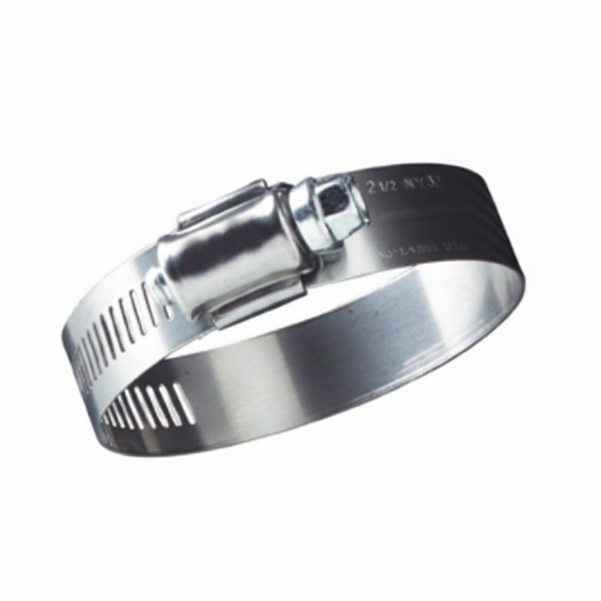 #32P Stainless Steel Hose Clamp w/ Zinc Plated Screw 10/box