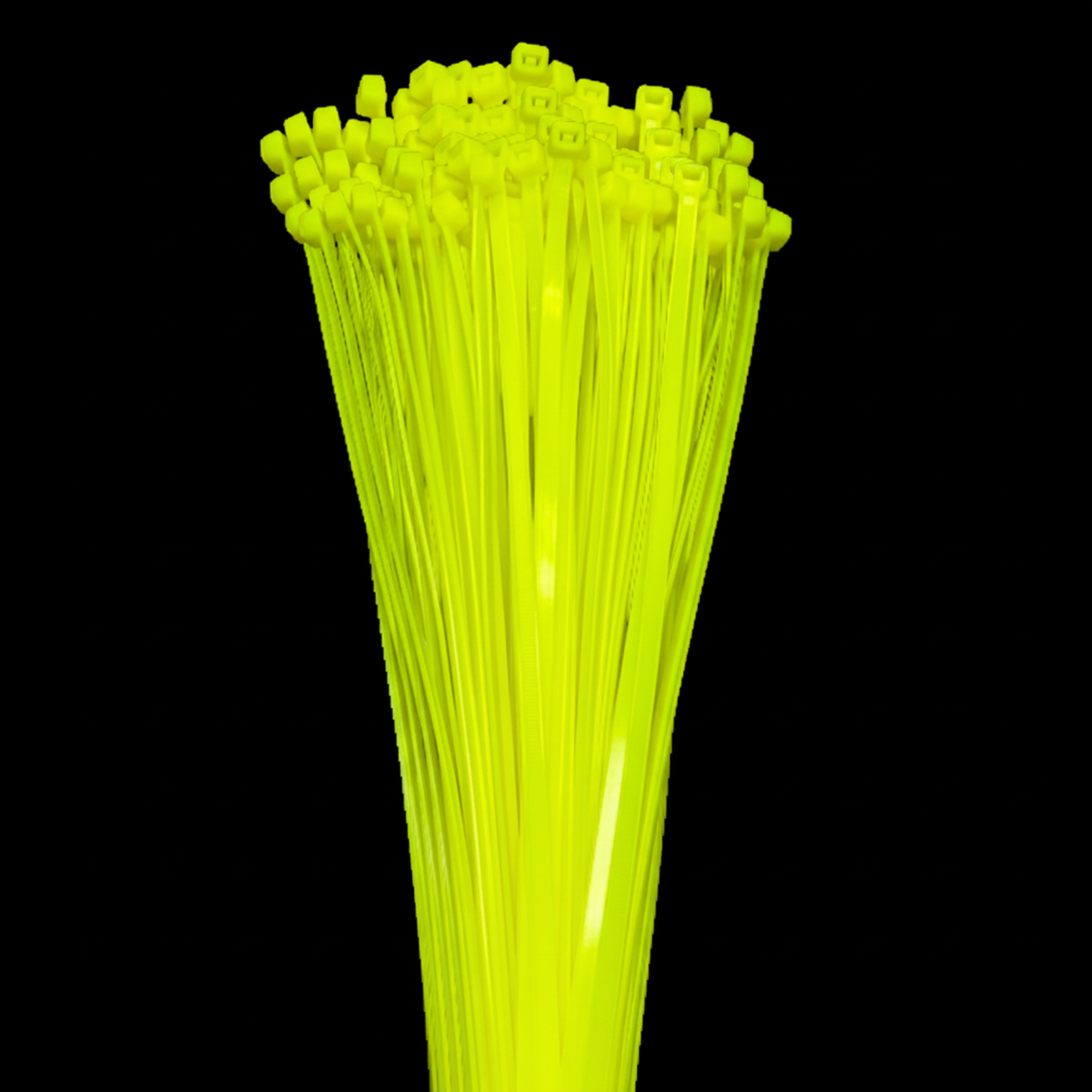 14" 120lb Fluorescent Green Cable Ties 100/bag Part # C14-120-Flo Green