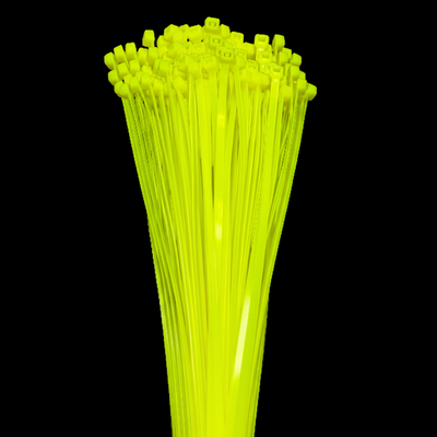 14" 120lb Fluorescent Green Cable Ties 100/bag Part # C14-120-Flo Green
