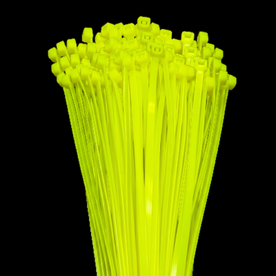 14" 50lb Fluorescent Green Cable Ties 100/bag Part # C14-50-Flo Green