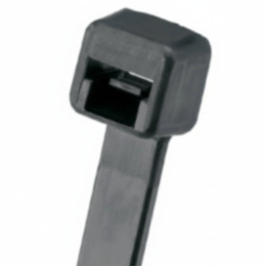 Panduit 12" 50lb Black UV Weather Resistant Pan-Ty® Locking Cable Ties 1000/bag Part #PLT3S-M0