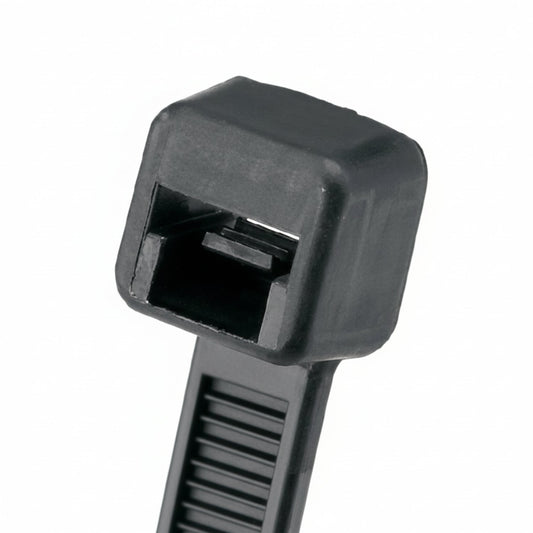 Panduit 15" 50lb Black UV Weather Resistant Pan-Ty® Locking Cable Ties 1000/bag Part # PLT4S-M0